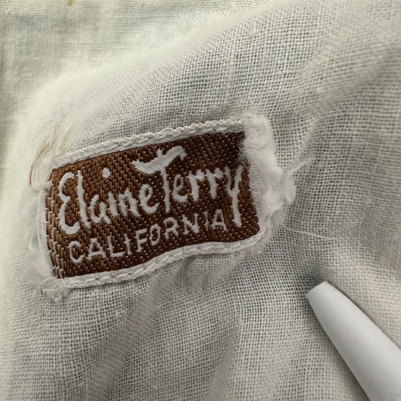 VINTAGE 50s Elaine Terry dress with full skirt polka dots & sweathear neckline - Picture 8 of 11